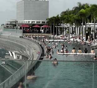 Pool vom Marina Bay Sand