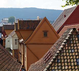Bergen Bryggen -Über den Dächern von 