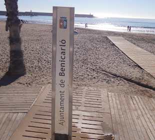 Benicarlo Strand und Umgebung