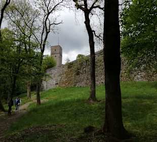 Aufstieg zur Burg