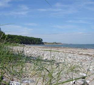 Naturstrand abseits der Ferienanlage