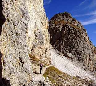 Auf dem Weg zum Pas da le Zigolade (2550 m) -