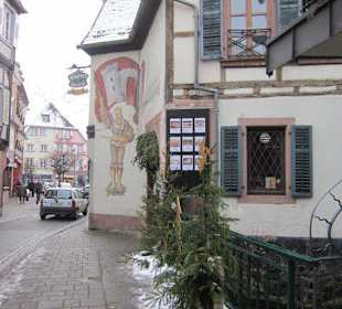 Altstadt Wissembourg im Winter