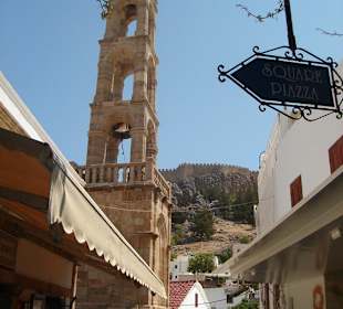 Gasse in Lindos