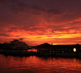 Sonnenuntergang in Downtonwn Disney