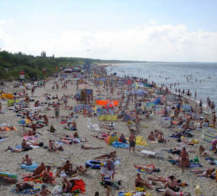 Strandleben in der Saison