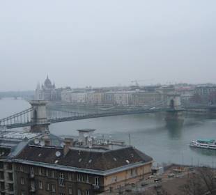 Fiume Danubio visto dall'alto.