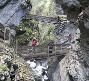 Besuch der Gilfenklamm in Stange