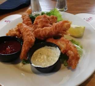 „Calimari Tempura Strips“ 