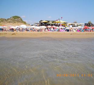 Vom Wasser zum Strand