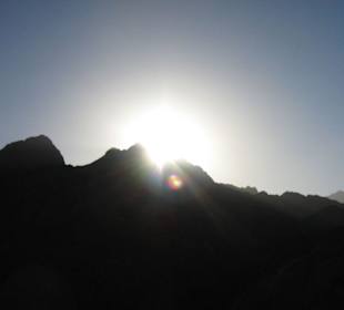 Sonnenuntergang in der Wüste