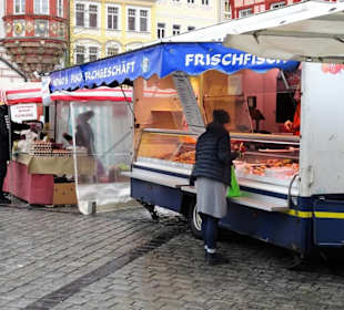 Impressionen vom Wochenmarkt Coburg
