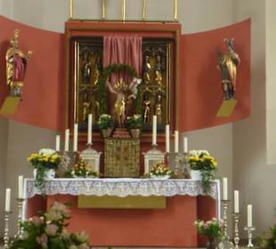 In der Kirche Mariä Heimsuchung in Meersburg