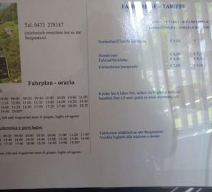Fahrplan- und Preisinfo