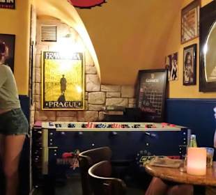 Blick in den Gastraum der Vagabondo Bar