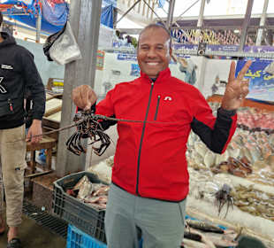 Besuch beim Fischmarkt in Hurghada 