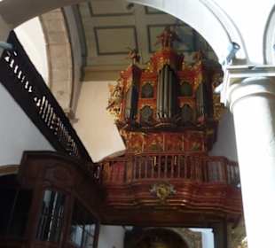 Die „chinesisch“ bemalte Orgel der Sé