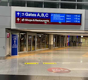 Flughafen DUS während Corona