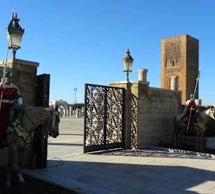 Rabat Mausoleum entrance