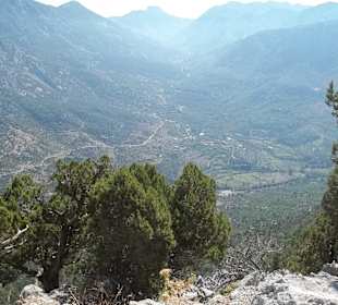 Blick vom Taurus - Gebirge ins Tal