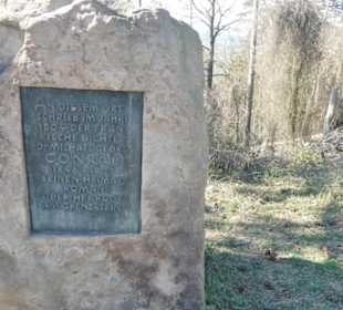 Gedenkstein für den Heimatdichter Conrad