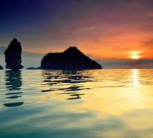 Sonnenuntergang im Nationalpark