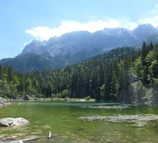 Bei einem Spaziergang rund um den Eibsee