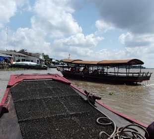 Auf dem Mekong unterwegs