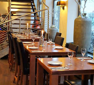 Blick in den Gastraum der Trattoria