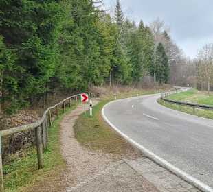 Anfahrt zur Rinne Anhaltspunkt