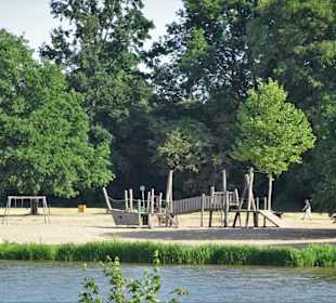 Der Badestrand am Werdersee