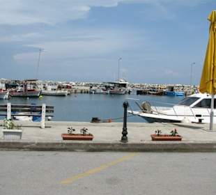 The little port in the near of the hotel
