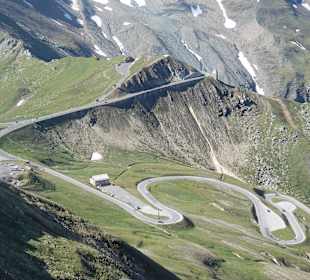 Droga prowadząca do Jezior zaporowych Moosenboden