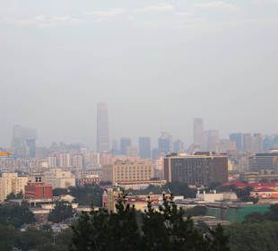 Widok w kierunku dzielnicy biznesowej.