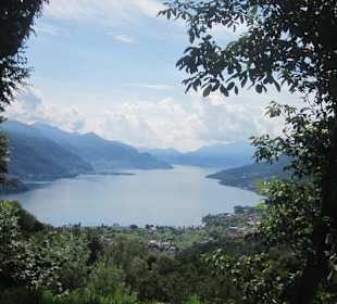 Peglio, Blick auf den See