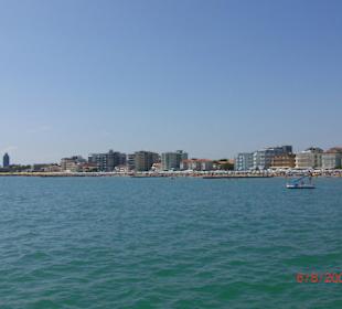 Blick auf Lido di Jesolo