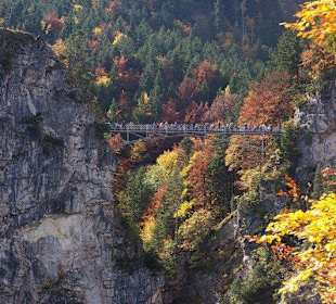 Die Marienbrücke über die Pöllatschlucht