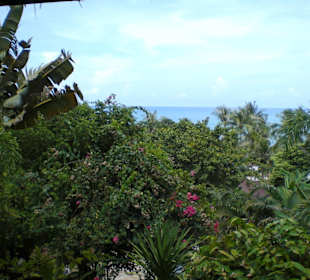 Ausblick während Massage