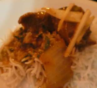 Indisches und singapurisches Essen im Amma