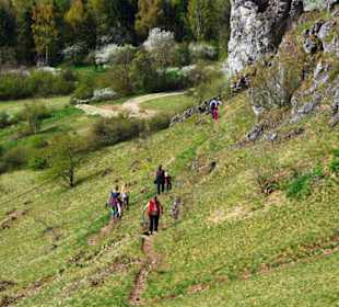 Abstieg über dem Bergweg