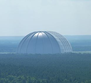 Tropical Islands vom Wehlaberg