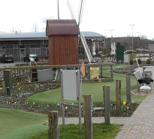 Schön angelegte Spielfläche