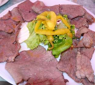 Carne salada in der Osteria Il Gallo