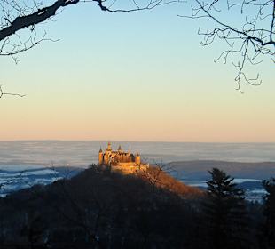 Blick vom Zeller Horn bei Sonnenaufgang