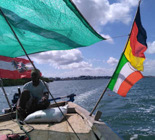 Auf dem Weg zu den Ruinen