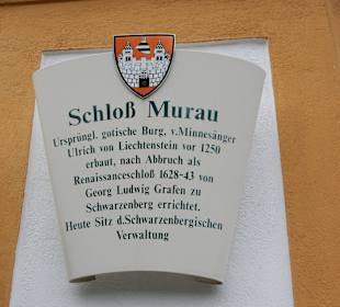 Tafel beim Schloss