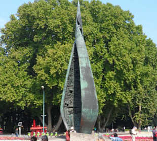 Pomnik na wyspie św Małgorzaty