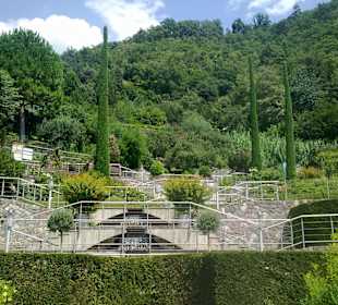 Treppenanlage am Wassergarten