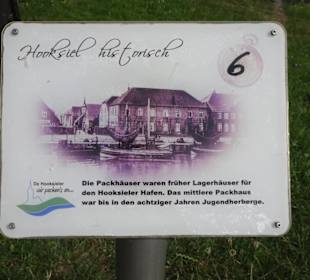 Infotafel im Hafen von Hooksiel