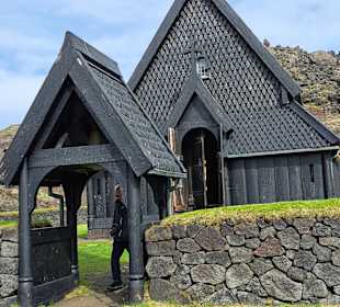Einzige Stabkirche Islands